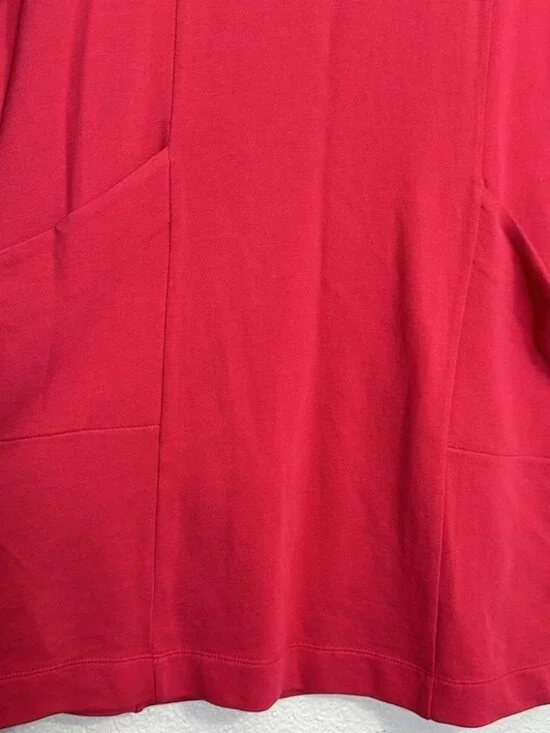 J. Jill Pink Pullover Sweater Dress Pockets Long Sleeve Womens Size Small Barbie - Picture 5 of 8